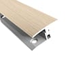 Övergångsslist Vit Ek-Alu 200cm / 7-12mm