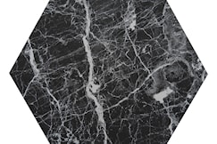 Marquina hex 14x16,3
