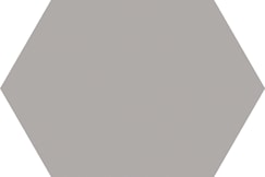 Grå matt hexagon 15x17