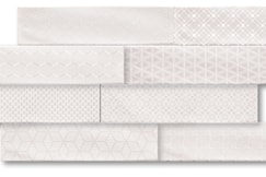 Vit dekor mix 7,5x30