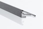 Avslutningslist Antracite Rak  10mm / 250cm