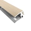 Avslutningslist Vit Ek-Alu 200cm / 7-12mm